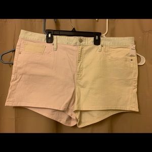 Pastel Multi Color Gap Shorts